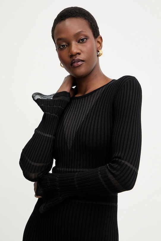 Herve Leger sukienka Connie czarny DSR8524099