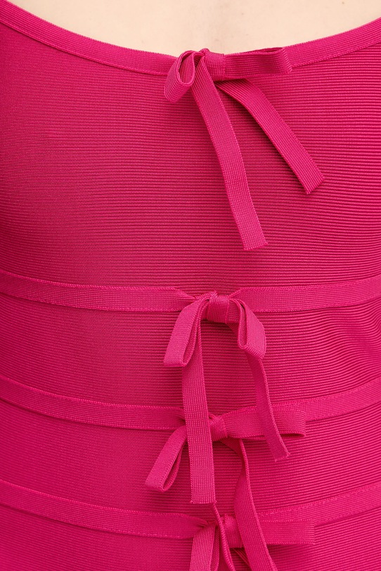 Herve Leger sukienka Alicia HBB8524977 różowy