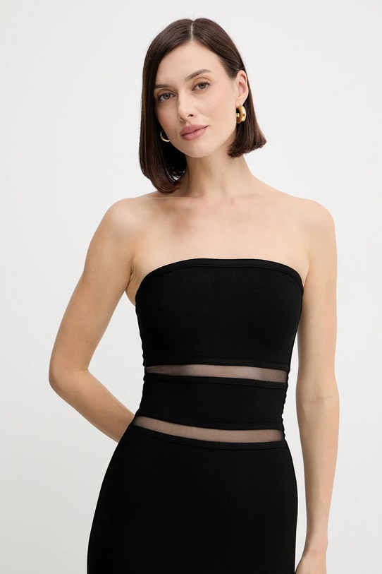 Herve Leger sukienka Vera czarny HLT8513512