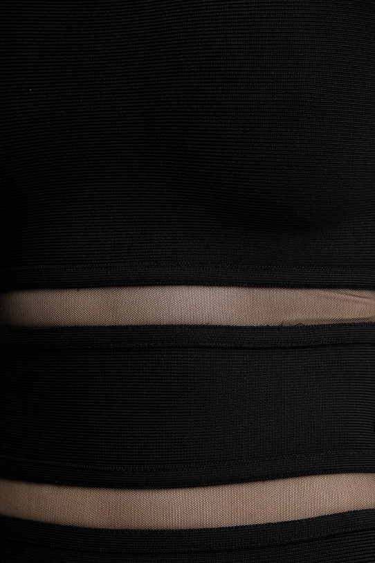 Herve Leger sukienka Vera HLT8513512 czarny