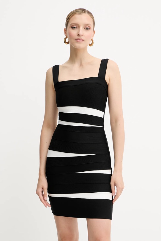 Herve Leger sukienka Eve wzorzyste czarny HLT8524993