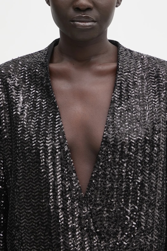 Anine Bing sukienka veneda czarny A.02.11689