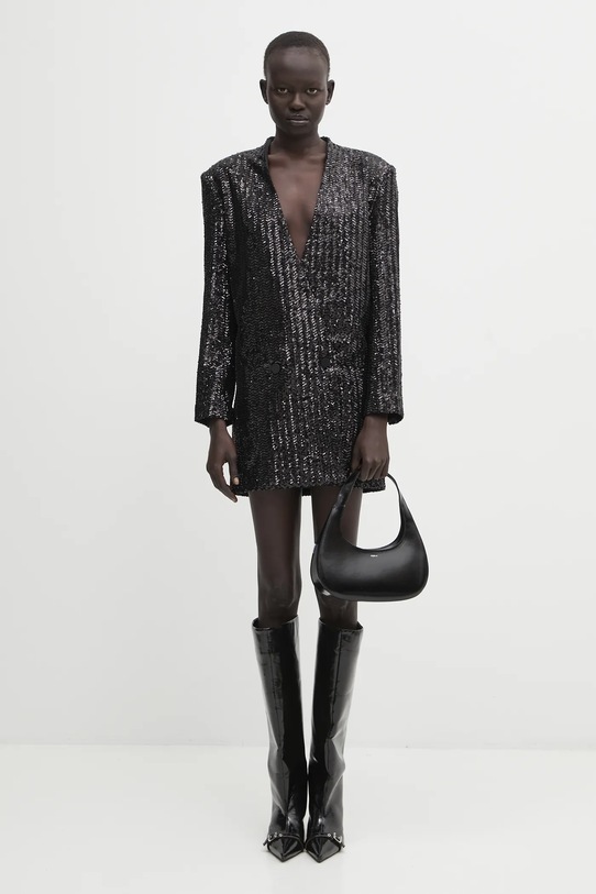 Anine Bing sukienka veneda A.02.11689 czarny