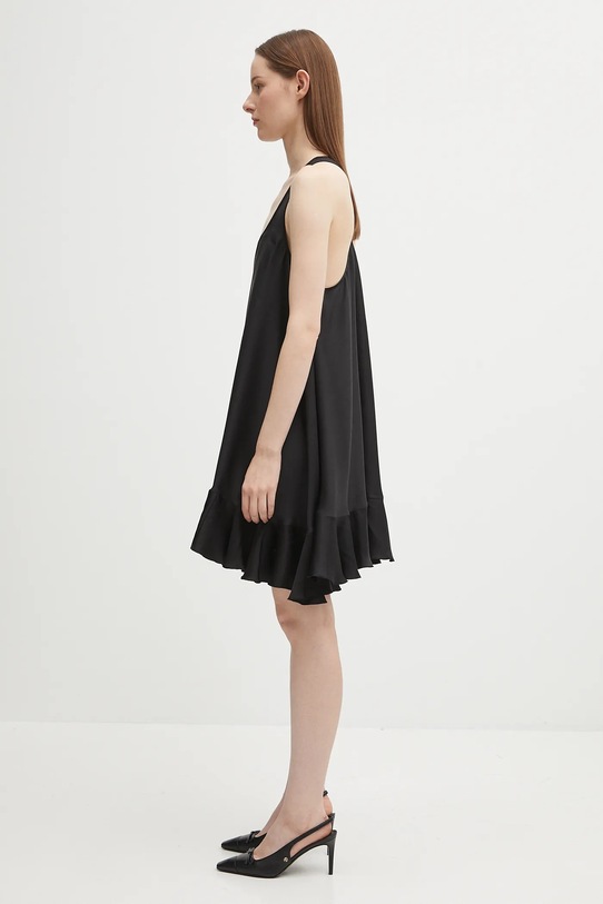 Anine Bing silk dress lilith A.02.11131 black AW25