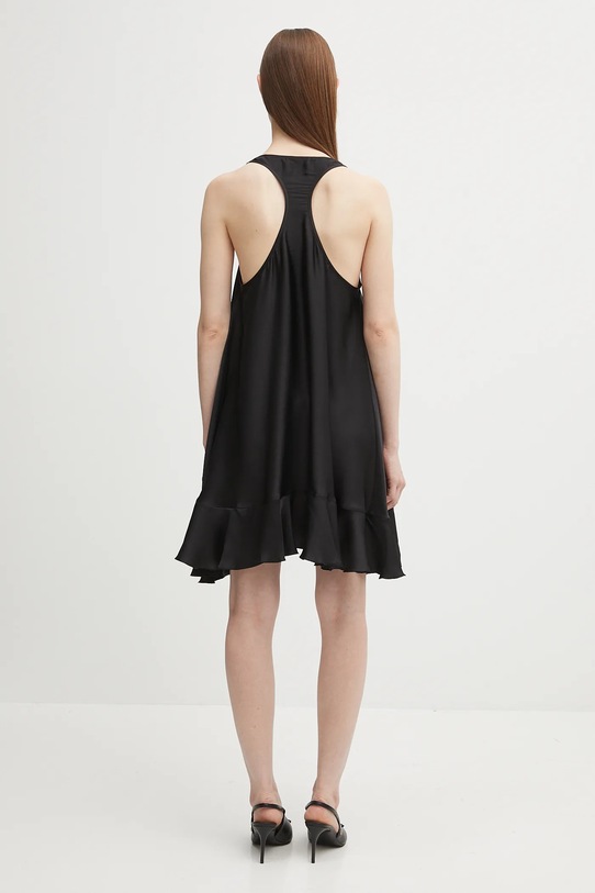 Îmbrăcăminte Anine Bing rochie de mătase lilith A.02.11131 negru
