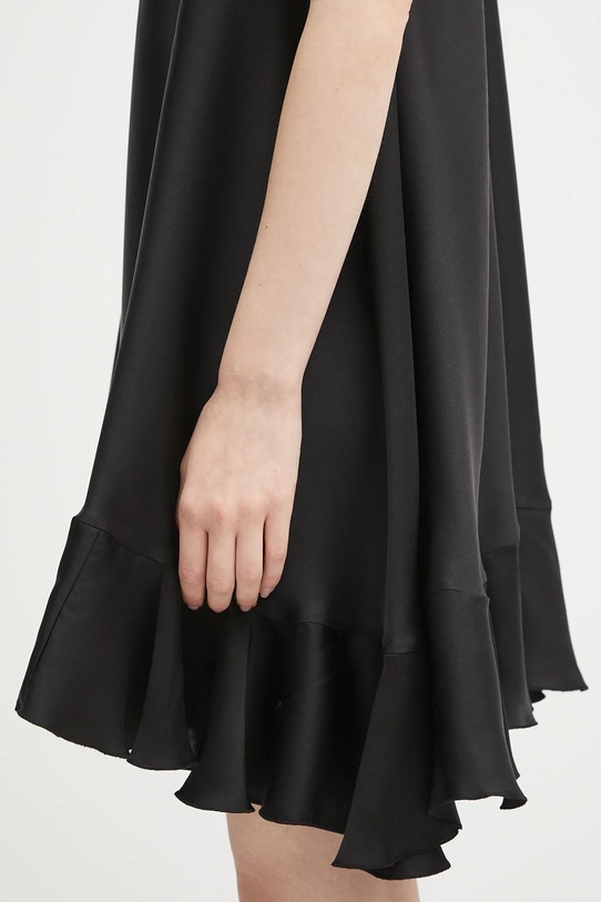 Anine Bing rochie de mătase lilith negru A.02.11131