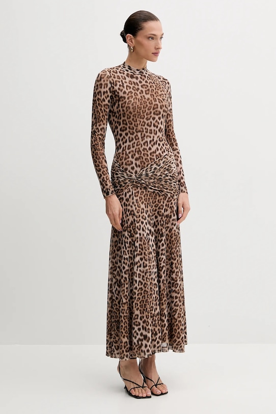 Šaty Bardot 58853DB8 hnedá AW25