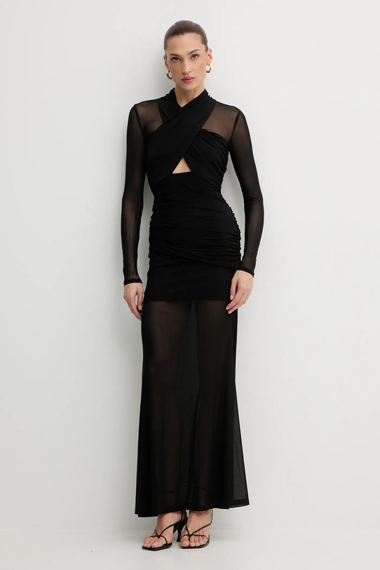 Bardot sukienka 59987DB czarny AW25