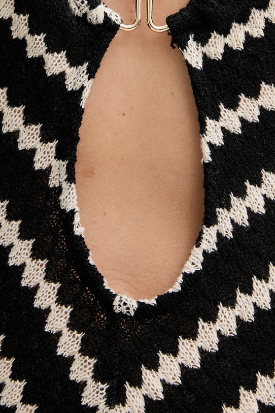 Bardot rochie din bumbac 59904DB negru