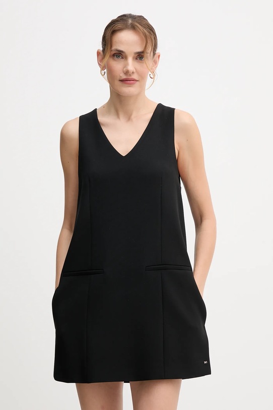 Tommy Hilfiger sukienka z elastanem czarny WW0WW48264