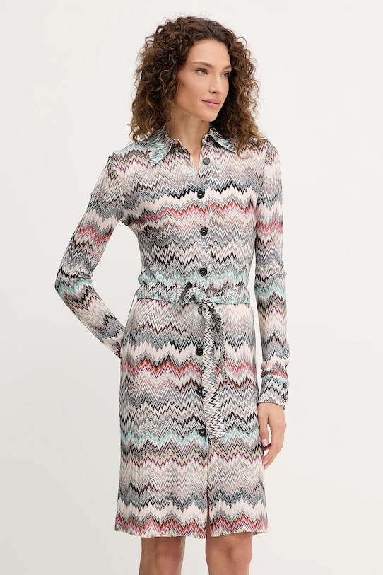 Φόρεμα Missoni εμπριμέ μαύρο DS25WG09.BR012G