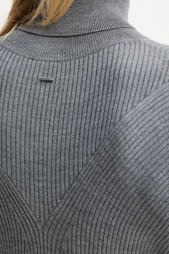 BOSS sukienka wełniana 50548520 szary