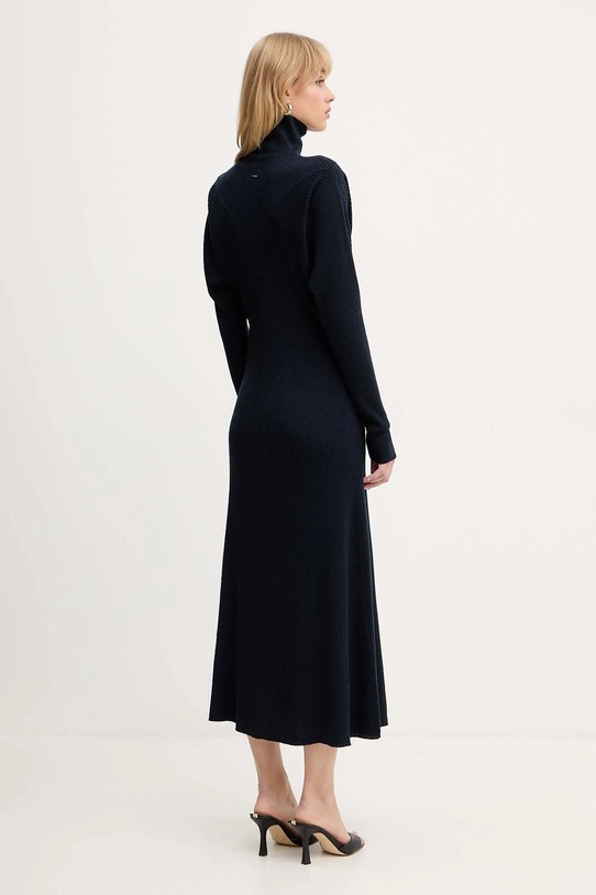 Odzież BOSS sukienka wełniana 50548520 granatowy