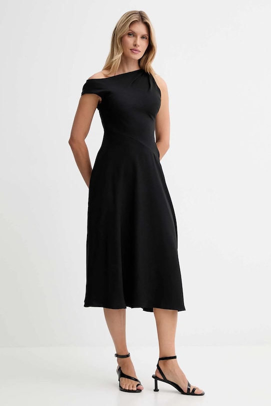 Calvin Klein sukienka LV044D045G czarny AW25