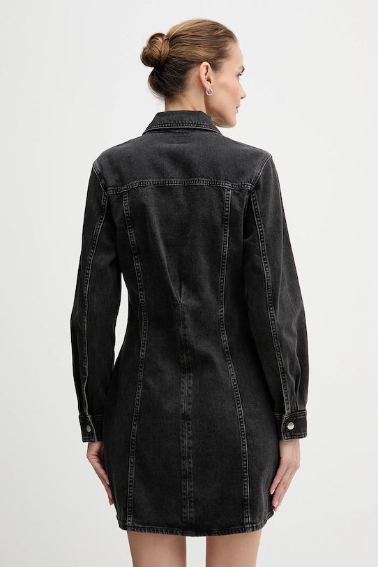Odzież Calvin Klein Jeans sukienka jeansowa LV047D775G czarny
