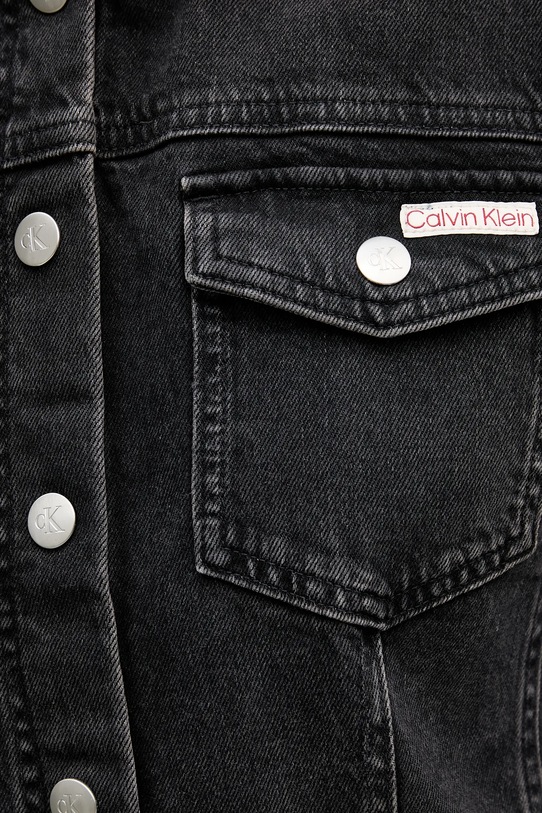 Calvin Klein Jeans sukienka jeansowa LV047D775G czarny
