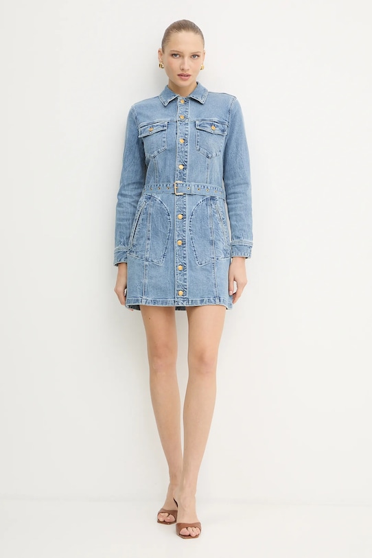 MICHAEL Michael Kors rochie jeans MF5838VJZD albastru AW25