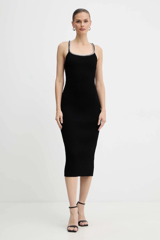 MICHAEL Michael Kors sukienka z elastanem czarny MF5835V33D
