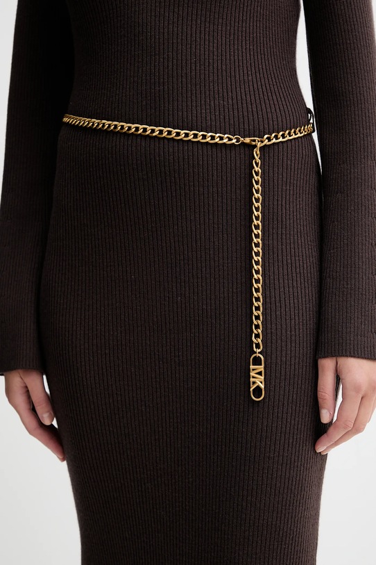 MICHAEL Michael Kors rochie cu lână MF5835G4VR maro