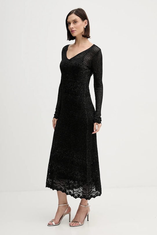 Hoss Intropia sukienka 6512541 czarny AW25