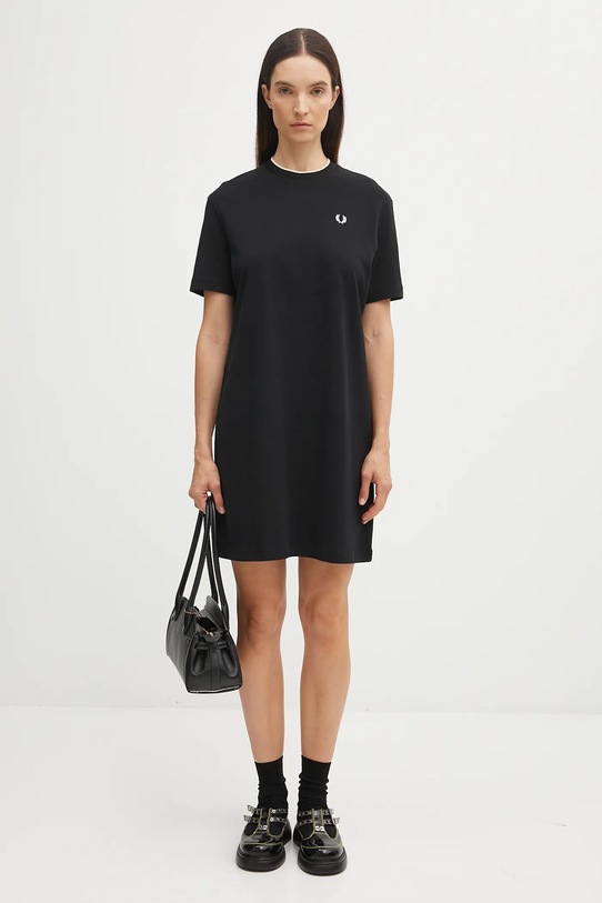 Šaty Fred Perry D1173 čierna
