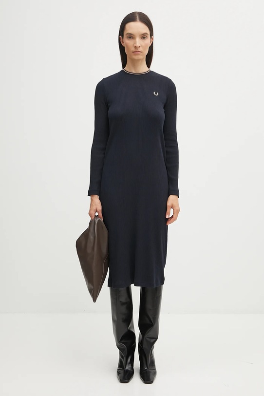 Šaty Fred Perry D1179 tmavomodrá