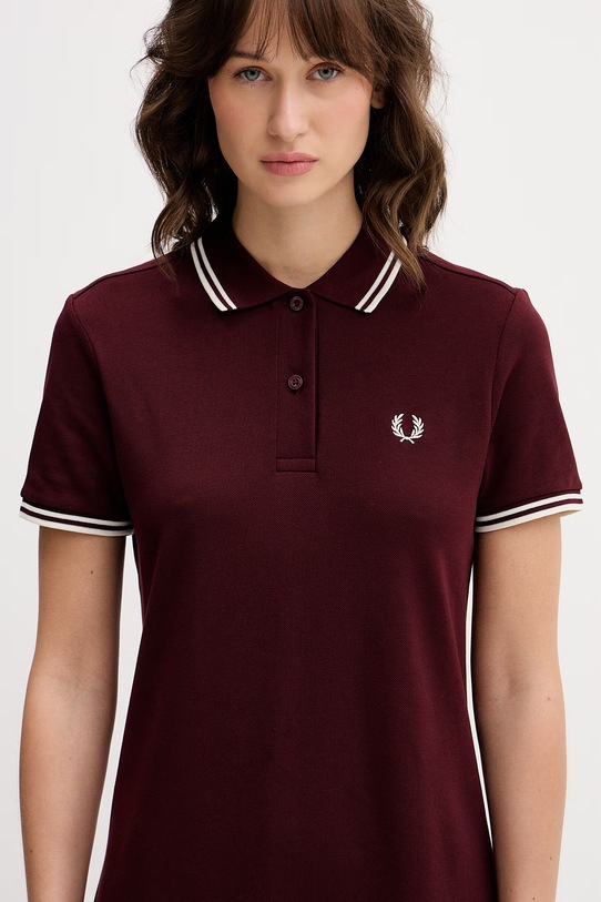 Fred Perry sukienka bordowy D3600