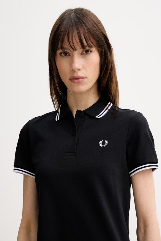 Fred Perry sukienka czarny D3600