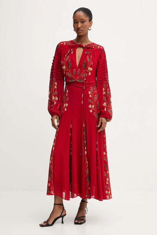 Farm Rio sukienka casual czerwony 345755