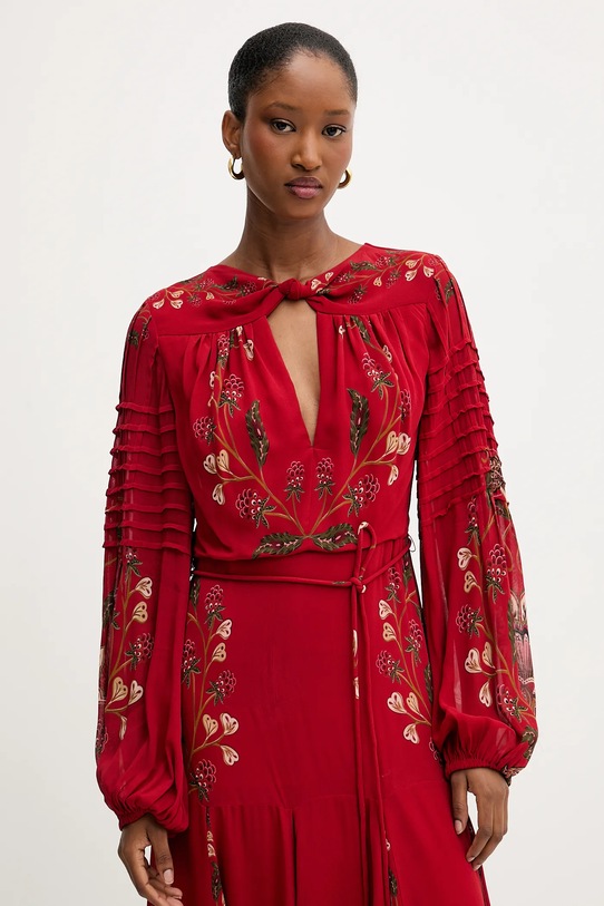 Farm Rio sukienka czerwony 345755