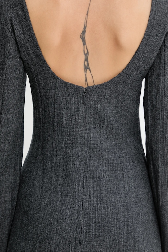 Our Legacy dress with wool blend Firm gray W4257FS
