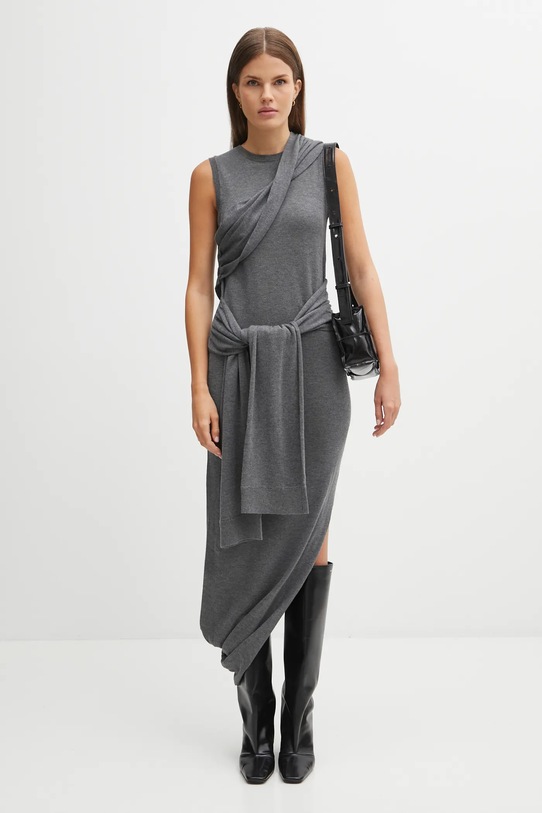 JW Anderson vestito con lana Tie Detail Sleeveless KW1445.YN0320