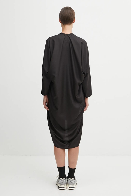 Odzież Visvim sukienka jedwabna ruana dress l/s 325105017004 czarny