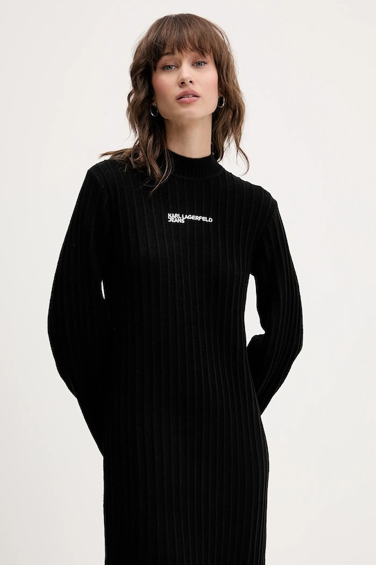Karl Lagerfeld Jeans rochie negru A4W13012