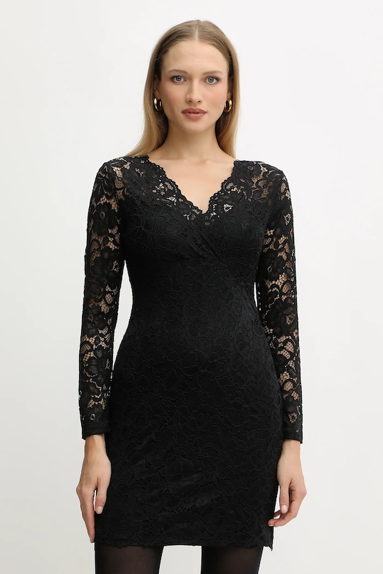 Morgan sukienka z elastanem czarny 252.RENEE