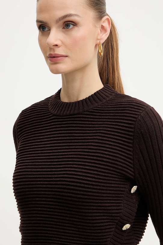 Morgan sukienka i sweter brązowy RMOMO