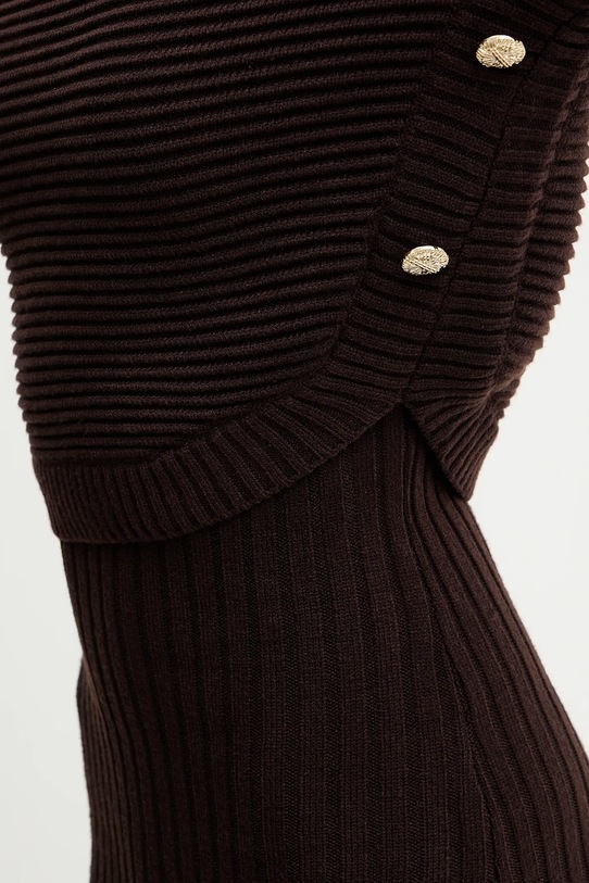 Morgan sukienka i sweter RMOMO brązowy