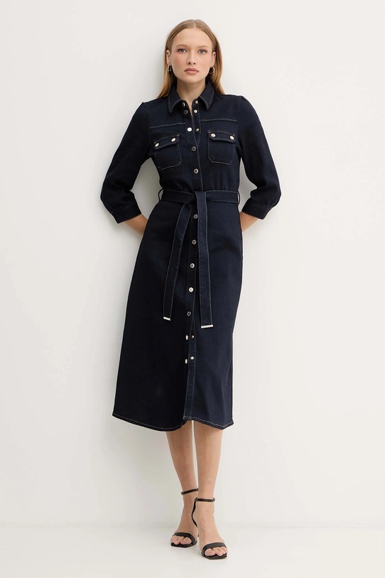 Morgan sukienka jeansowa RJEANA granatowy AW25