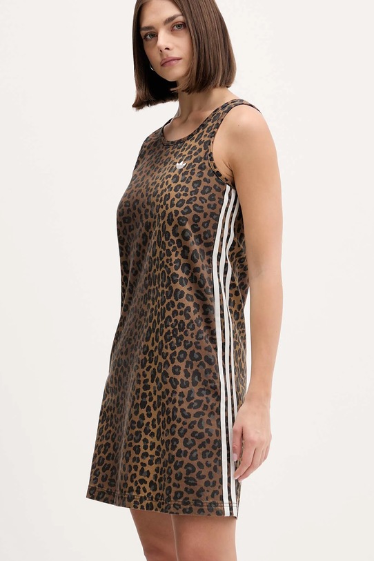 adidas Originals sukienka jeansowa brązowy KA2677