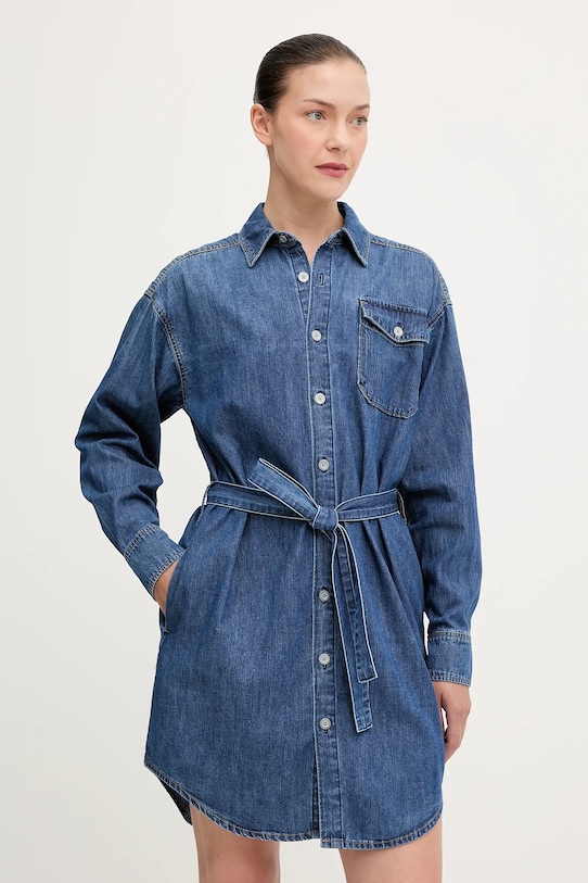 Джинсовое платье G-Star casual голубой D26814.D252