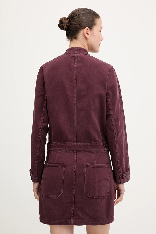 Îmbrăcăminte G-Star rochie jeans D27009.E078 burgundia