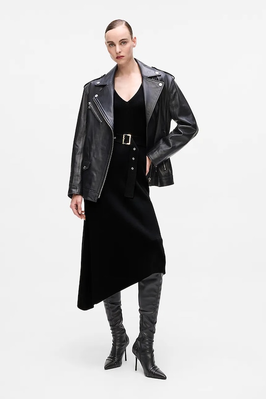 Šaty Karl Lagerfeld čierna A4W13026