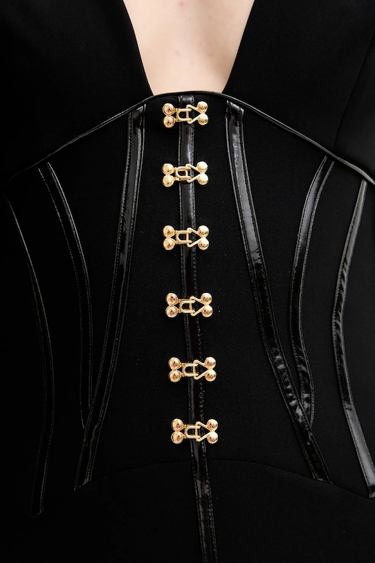 Šaty Elisabetta Franchi AB79757E2 čierna