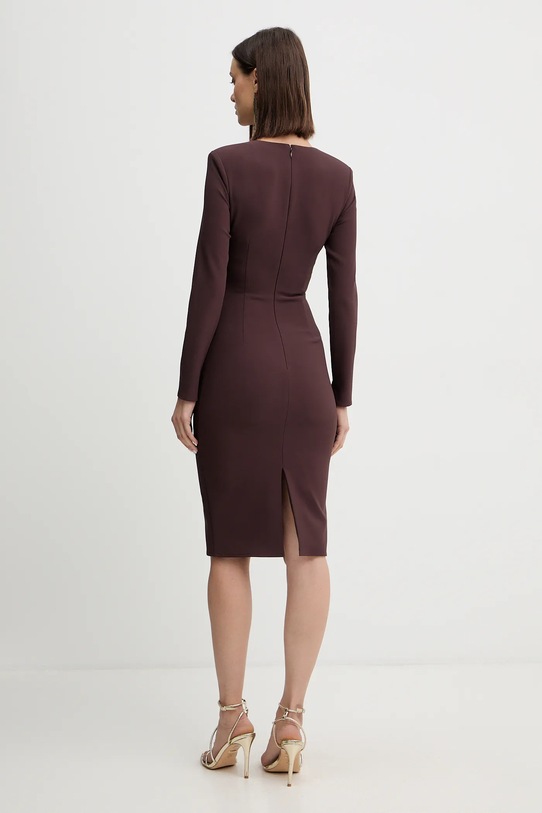 Odzież Elisabetta Franchi sukienka AB80557E2 bordowy