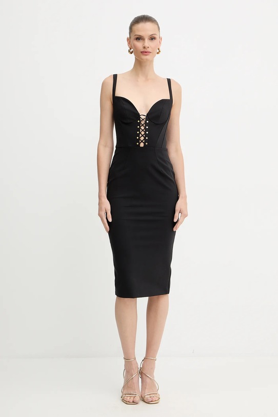 Šaty Elisabetta Franchi AB87857E2 černá AW25