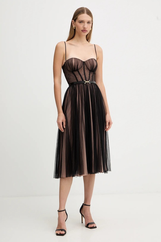 Elisabetta Franchi sukienka AB88957E2 czarny AW25