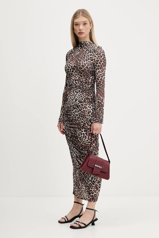 Платье HUGO 50546239 коричневый AW25