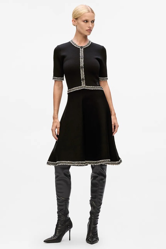 Karl Lagerfeld vestito mini nero A4W13024