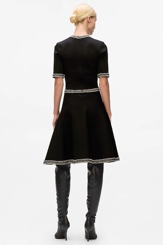 Karl Lagerfeld vestito nero A4W13024