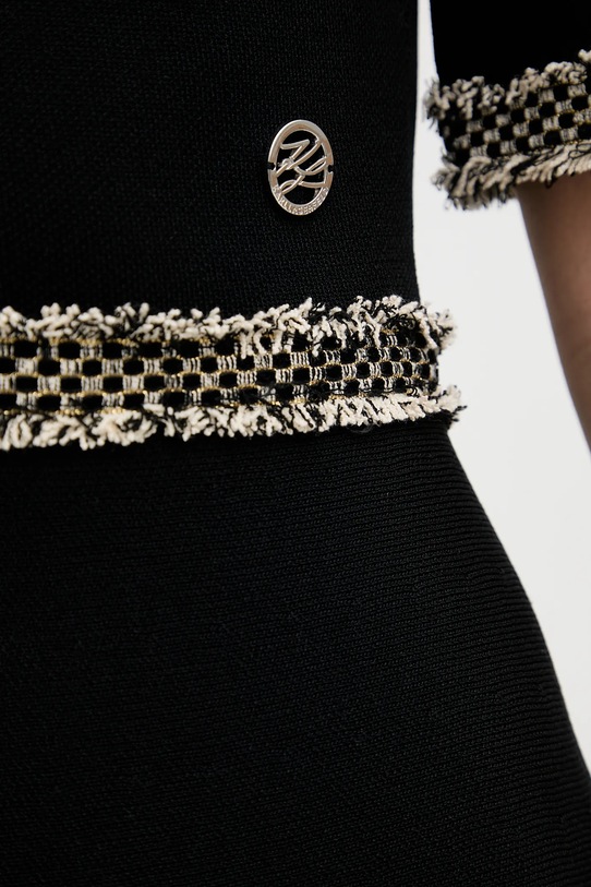 Karl Lagerfeld sukienka A4W13024 czarny